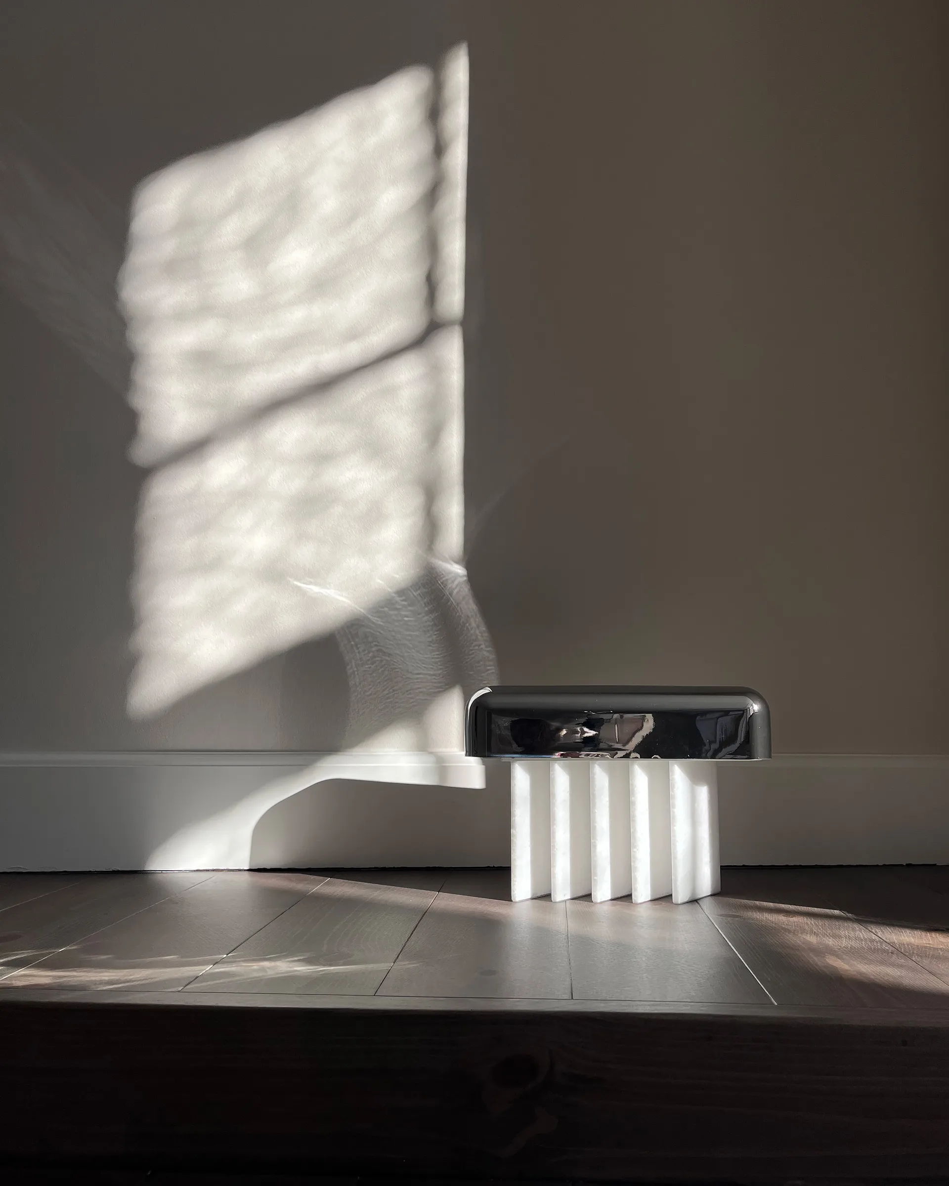 Φορητό επιτραπέζιο φωτιστικό Beetle, Chrome 101 Copenhagen