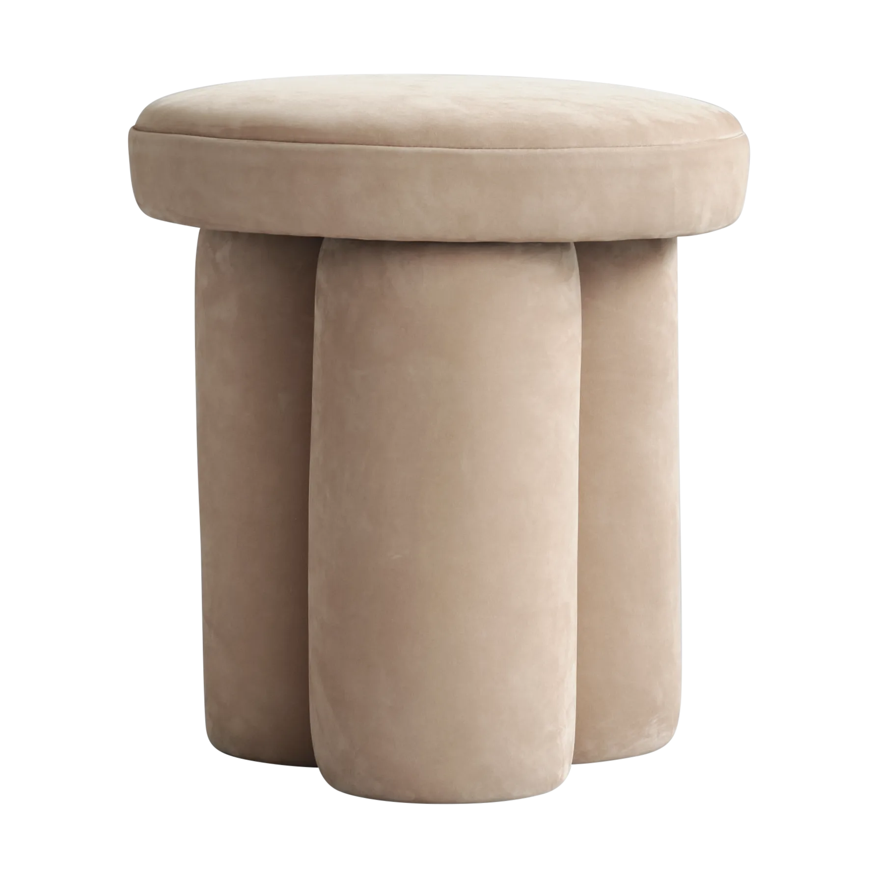 Big Foot σκαμνί Ø38x43 cm, Νubuck 101 Copenhagen