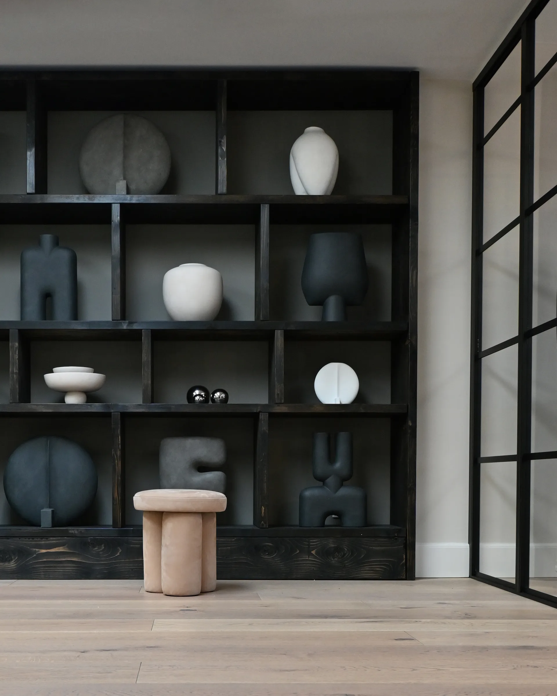 Big Foot σκαμνί Ø38x43 cm, Νubuck 101 Copenhagen