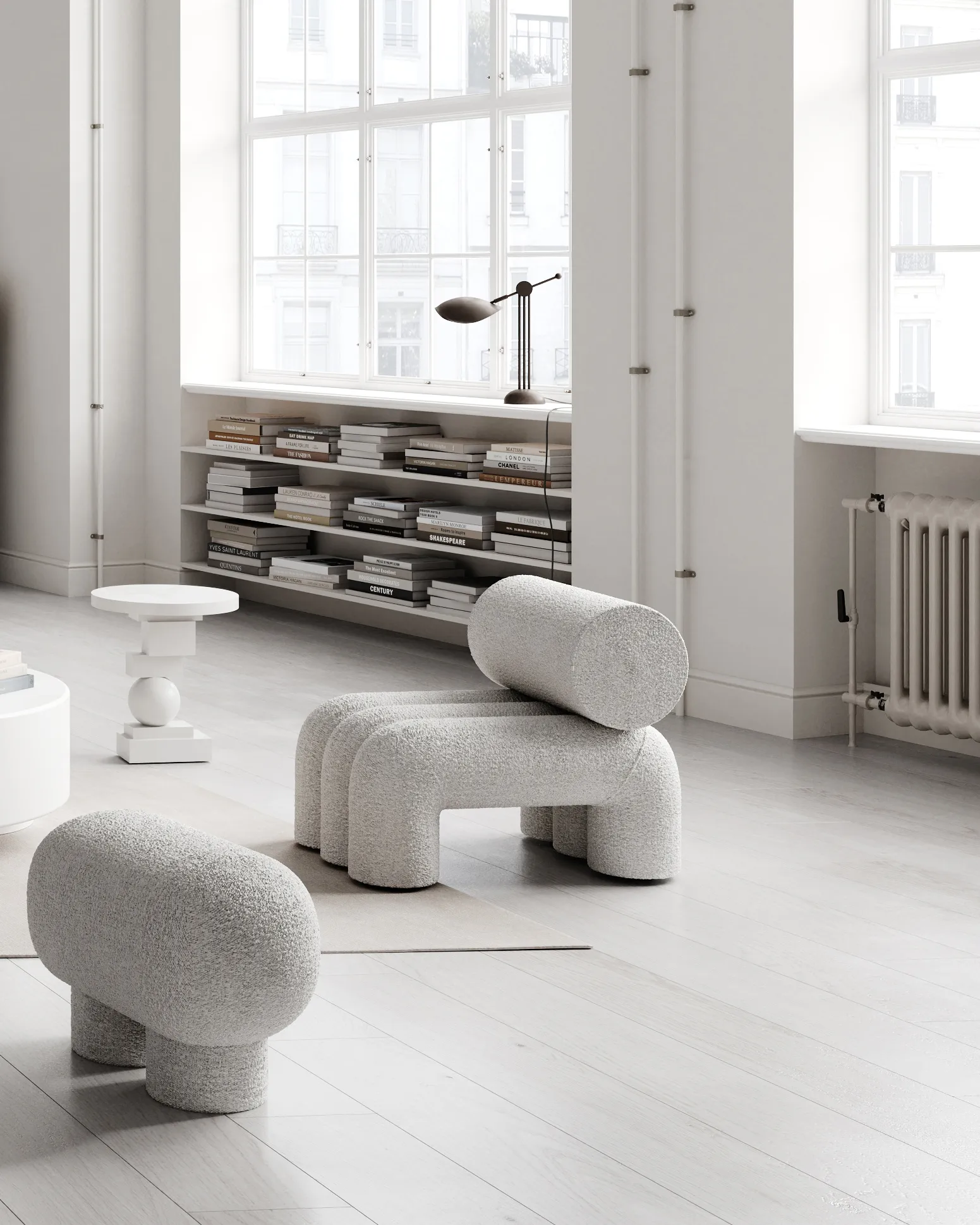 Big Foot παγκάκι petit, Nubuck 101 Copenhagen