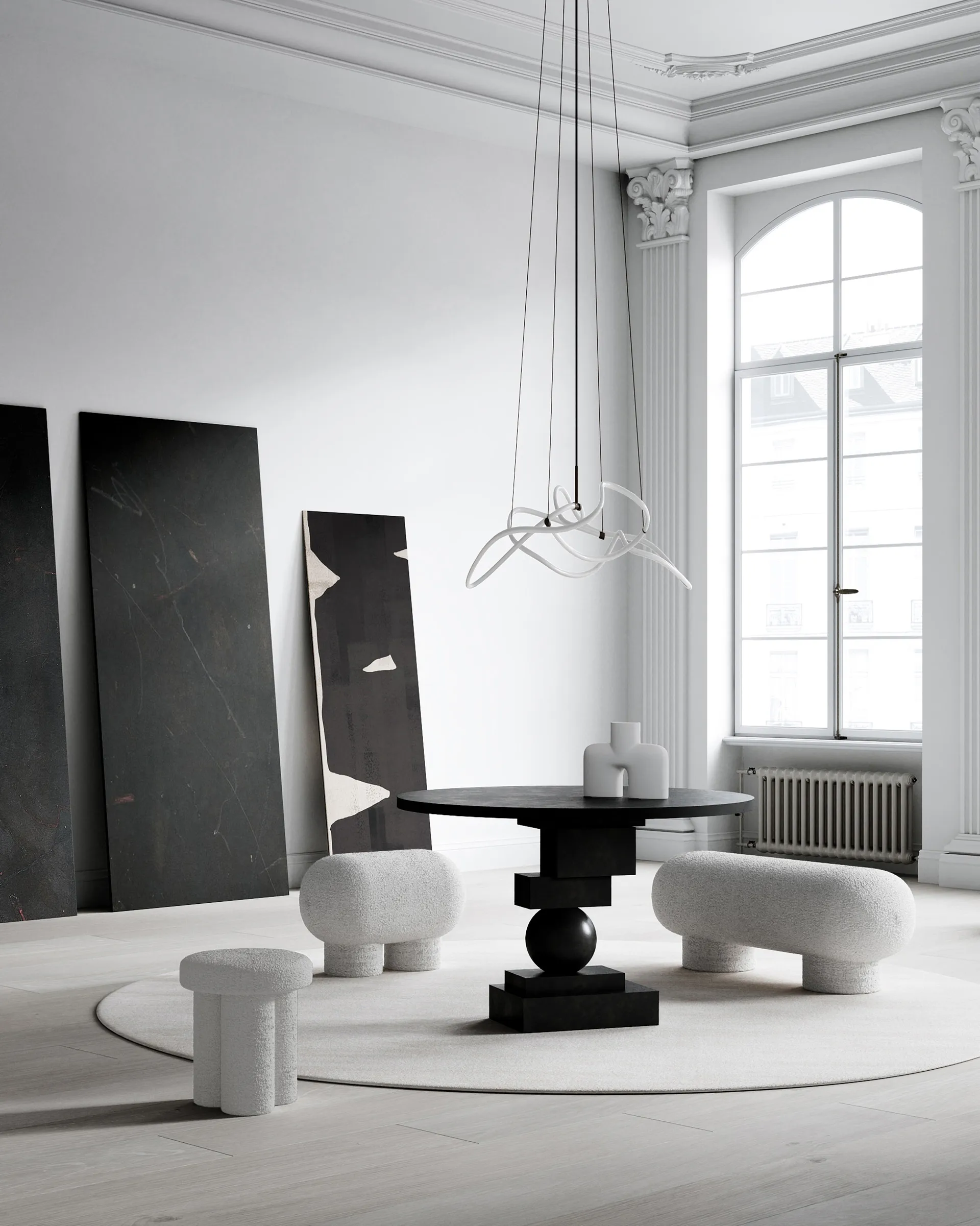 Big Foot παγκάκι petit, Nubuck 101 Copenhagen