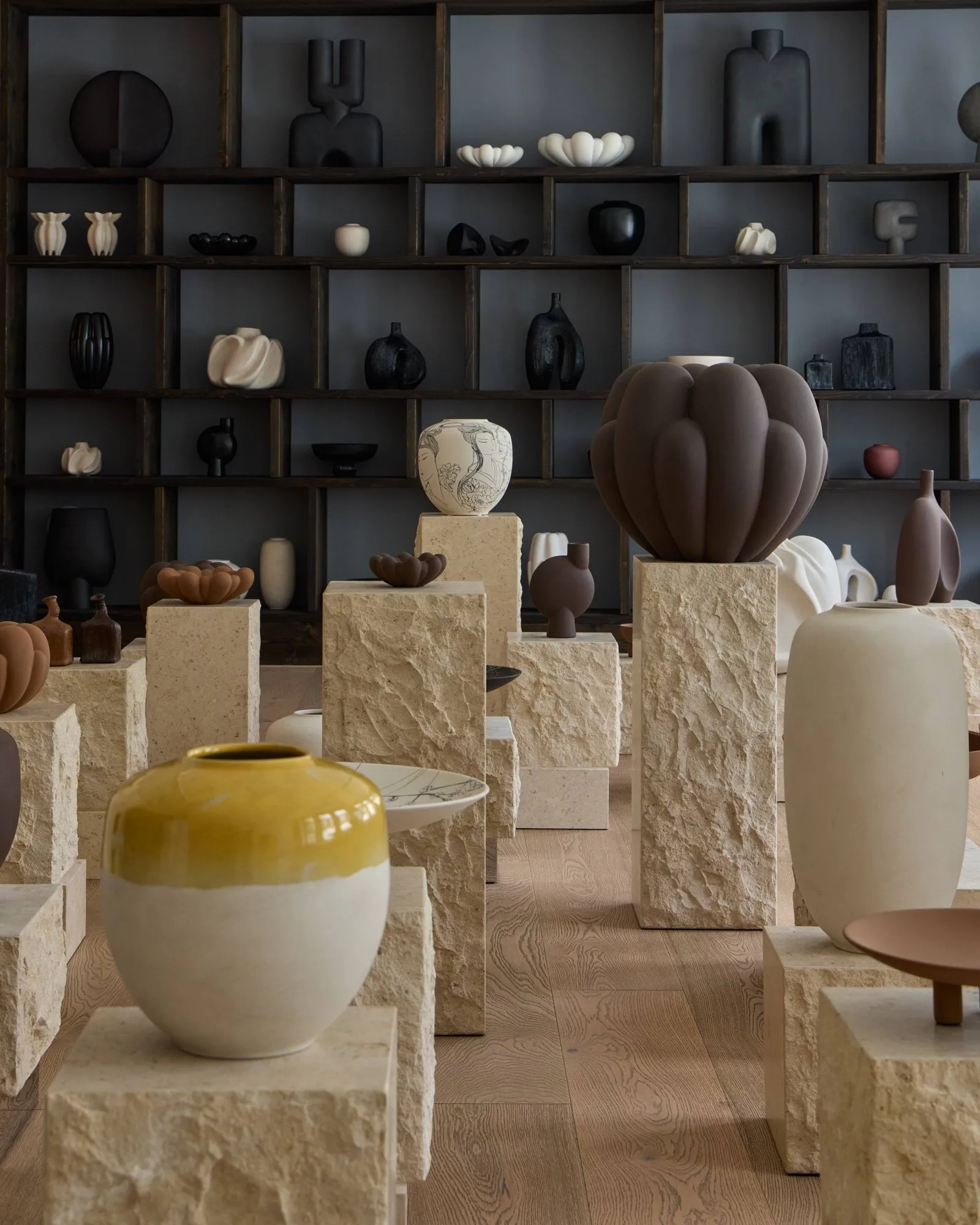 Bloom βάζο Big, σοκολατί καφέ 101 Copenhagen