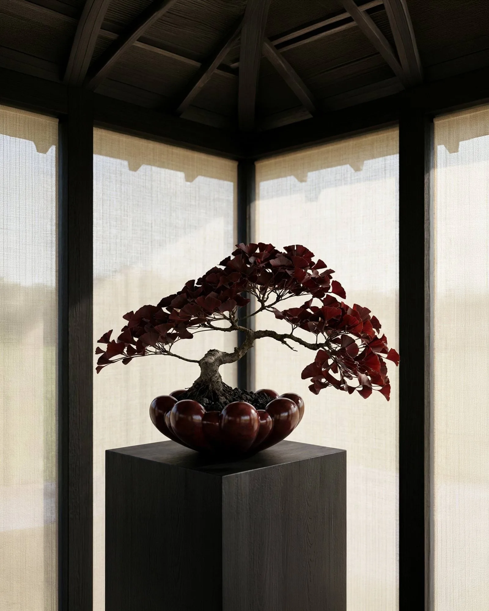 Μεγάλο μπολ δίσκου Bloom, Maroon 101 Copenhagen
