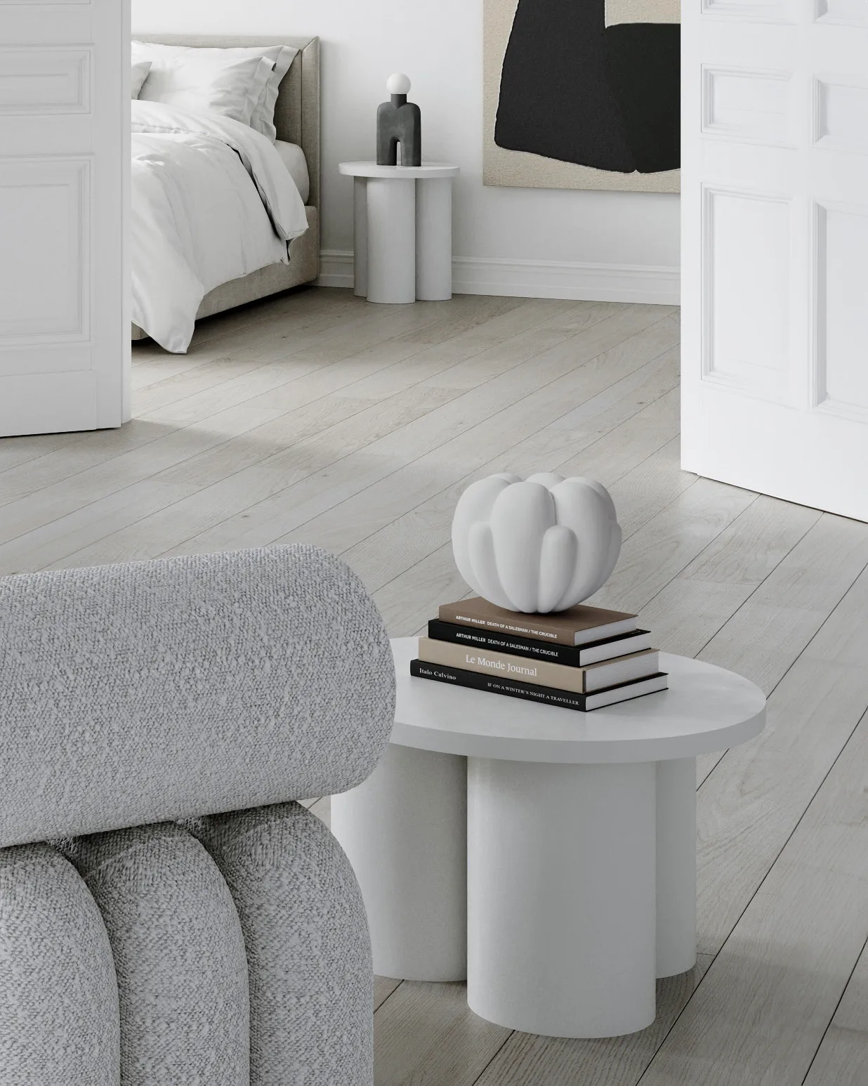 Bloom βάζο petit 22,5x24 cm, Bone white 101 Copenhagen