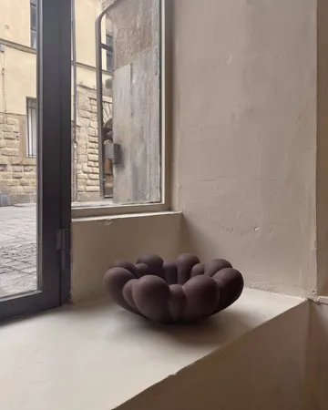 Μεγάλο μπολ δίσκου Bloom - σοκολατί καφέ - 101 Copenhagen