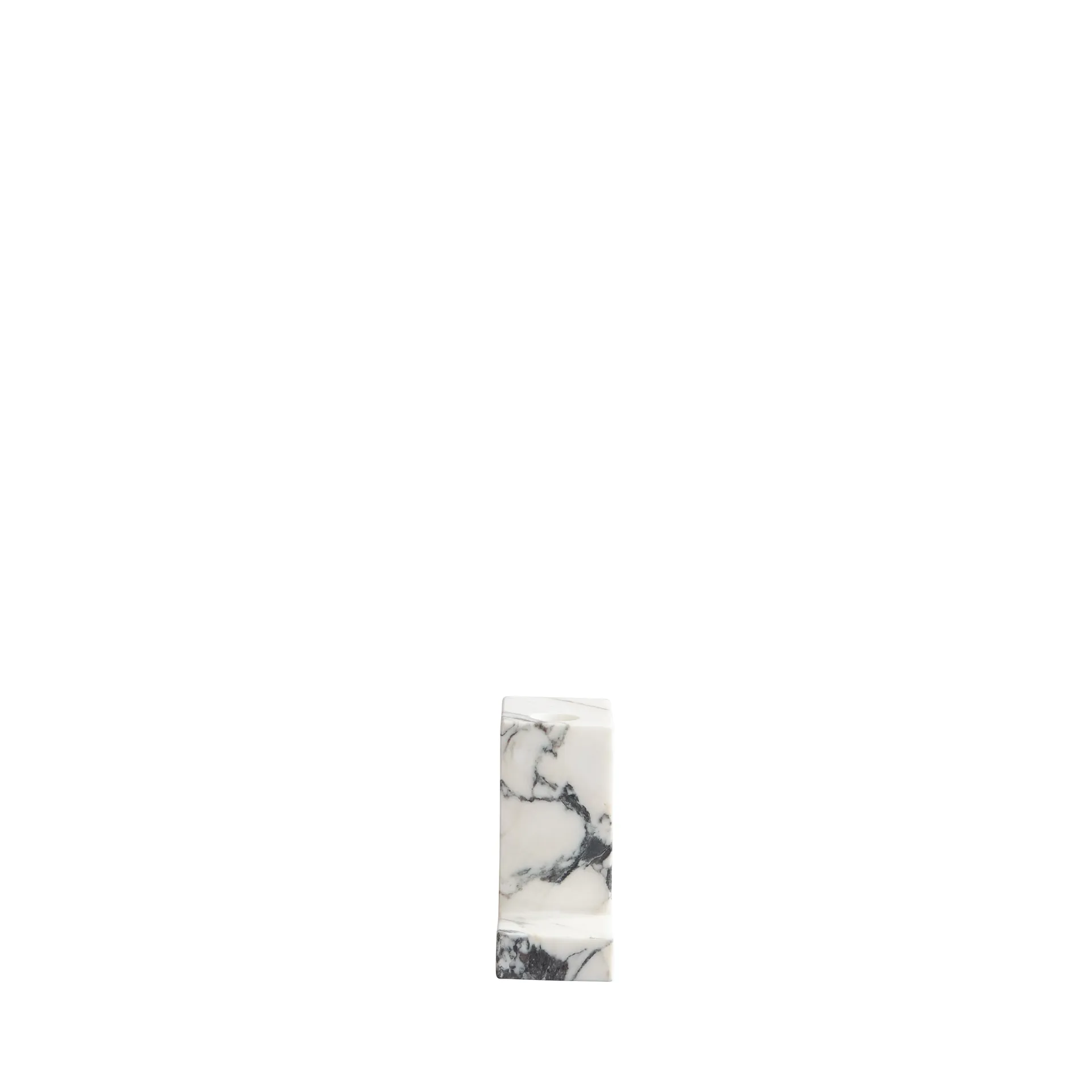Brick Κηροπήγιο ψηλό 10,5x12,5 εκατοστά, Calacatta 101 Copenhagen