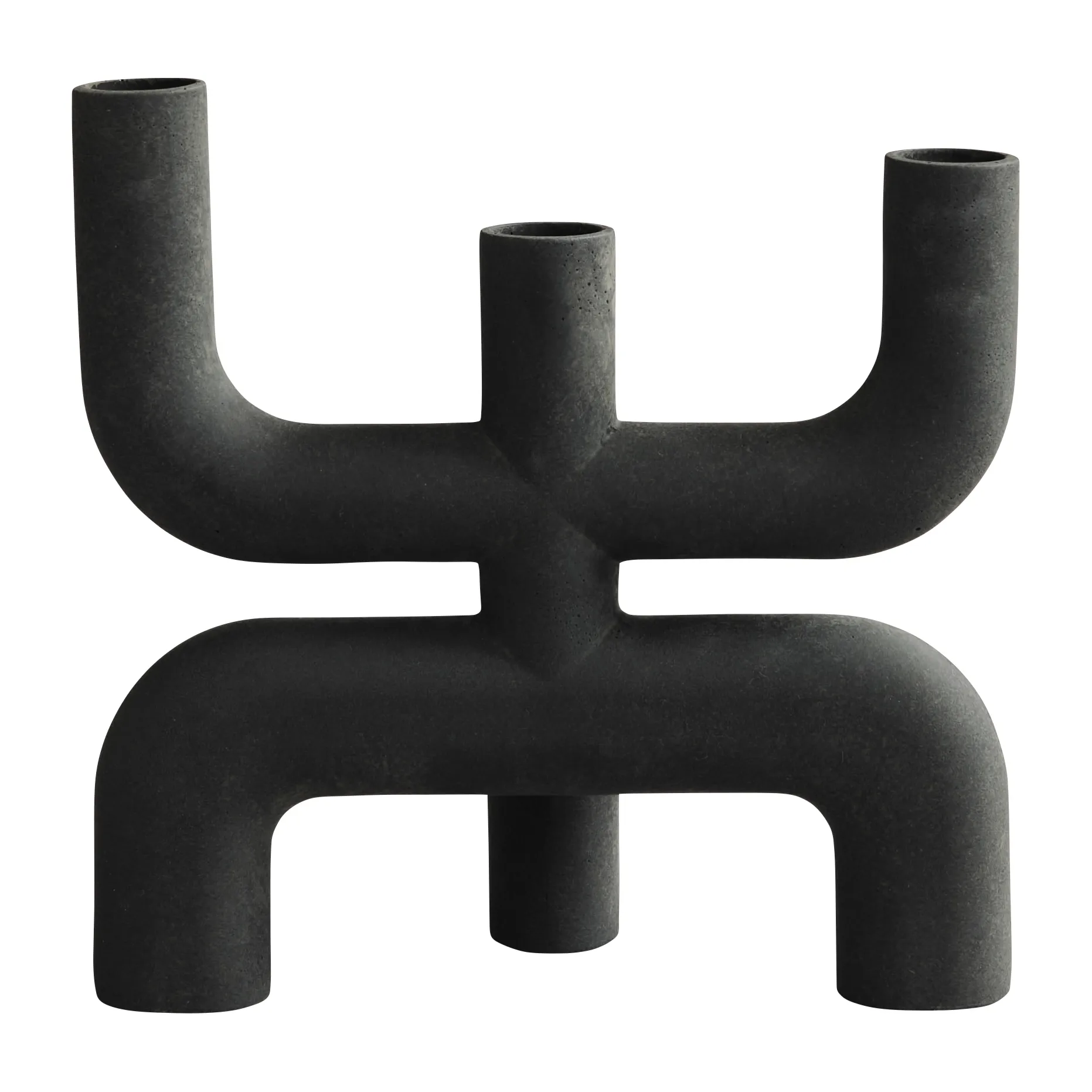 Κηροπήγιο Cobra 25x25 εκατ., Black 101 Copenhagen