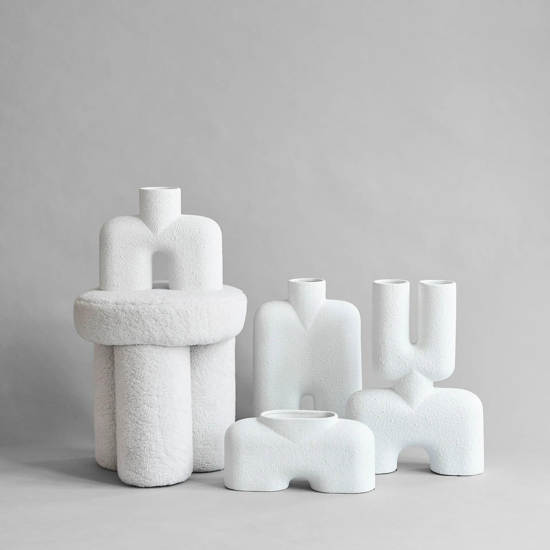 Βάζο Cobra Double Medio διαστάσεων 34x47 εκατοστά, Bubble White 101 Copenhagen