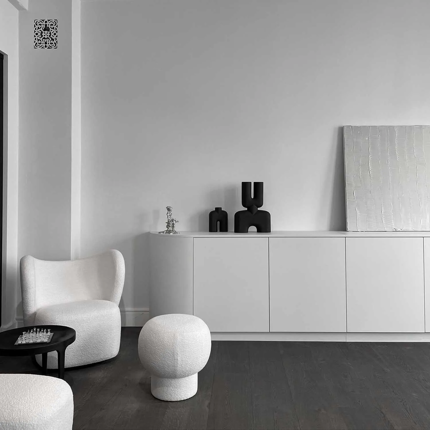 Βάζο Cobra Double Medio διαστάσεων 34x47 εκατοστά, Μαύρο 101 Copenhagen