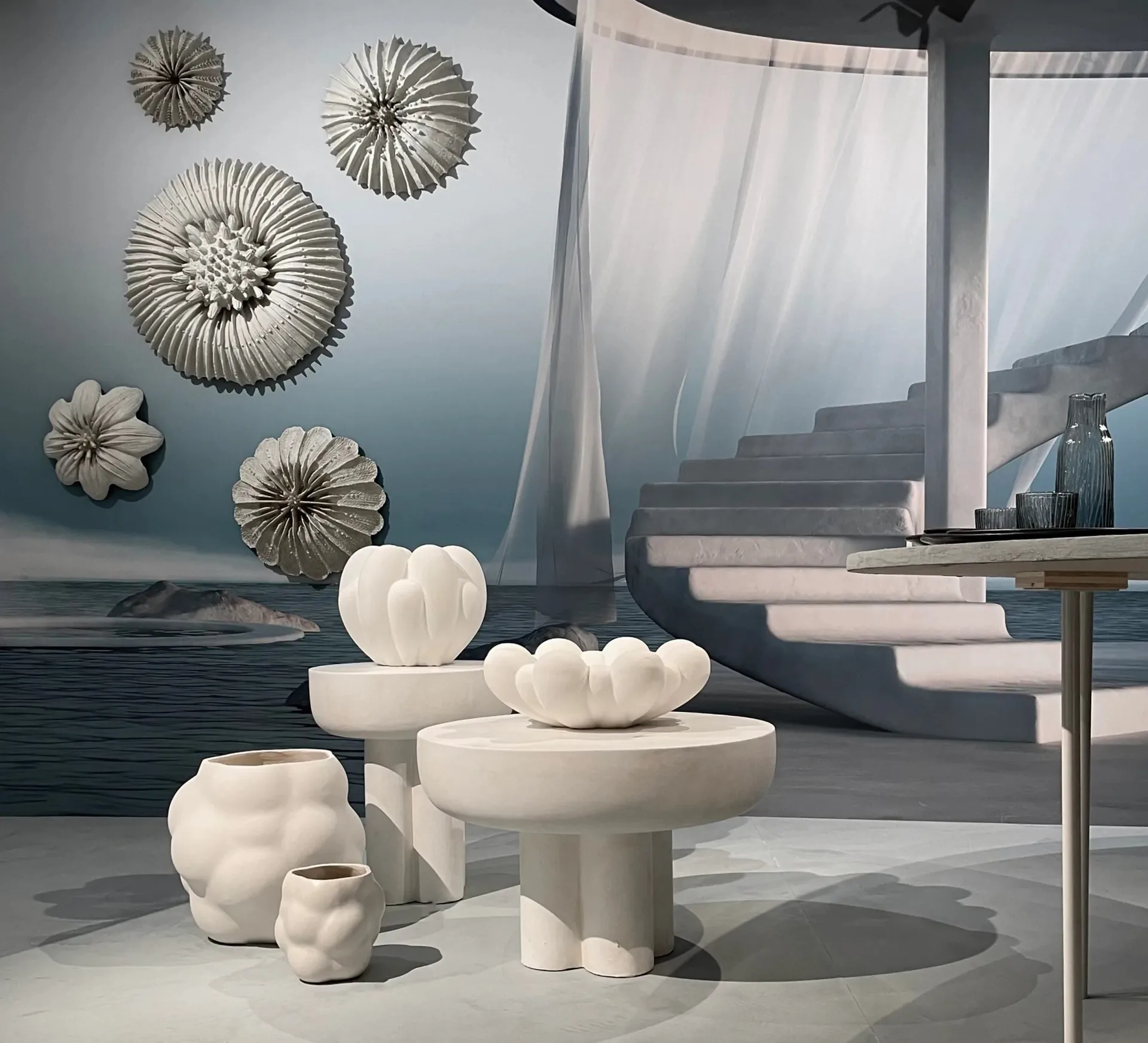 Crown Τραπεζάκι χαμηλό Ø65 εκ, Bone white 101 Copenhagen