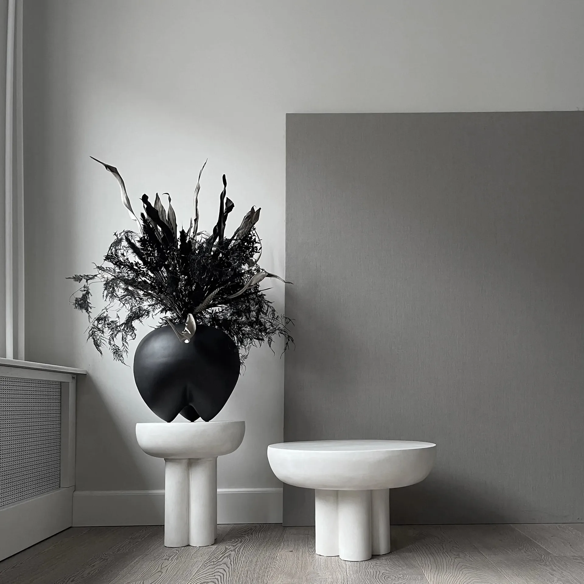 Crown Τραπεζάκι tall Ø45 εκ, Bone white 101 Copenhagen