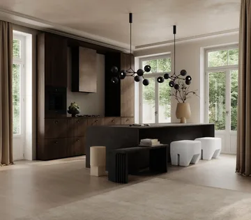 Drop Chandelier Globe πολυέλαιος mini - Burned black - 101 Copenhagen