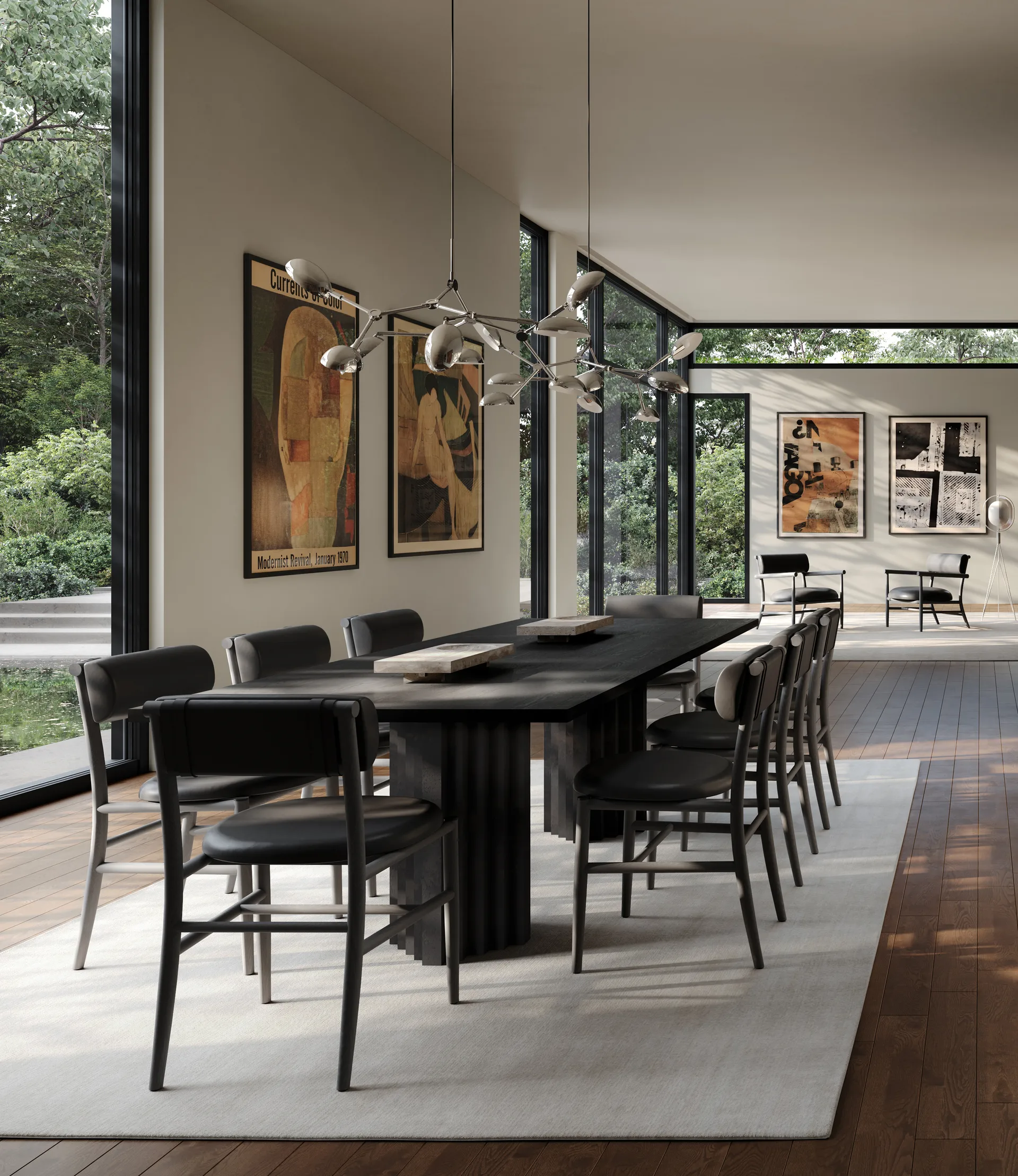 Drop πολυέλαιος μίνι, Chrome 101 Copenhagen