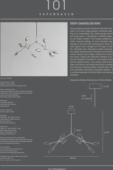 Drop πολυέλαιος μίνι - Chrome - 101 Copenhagen