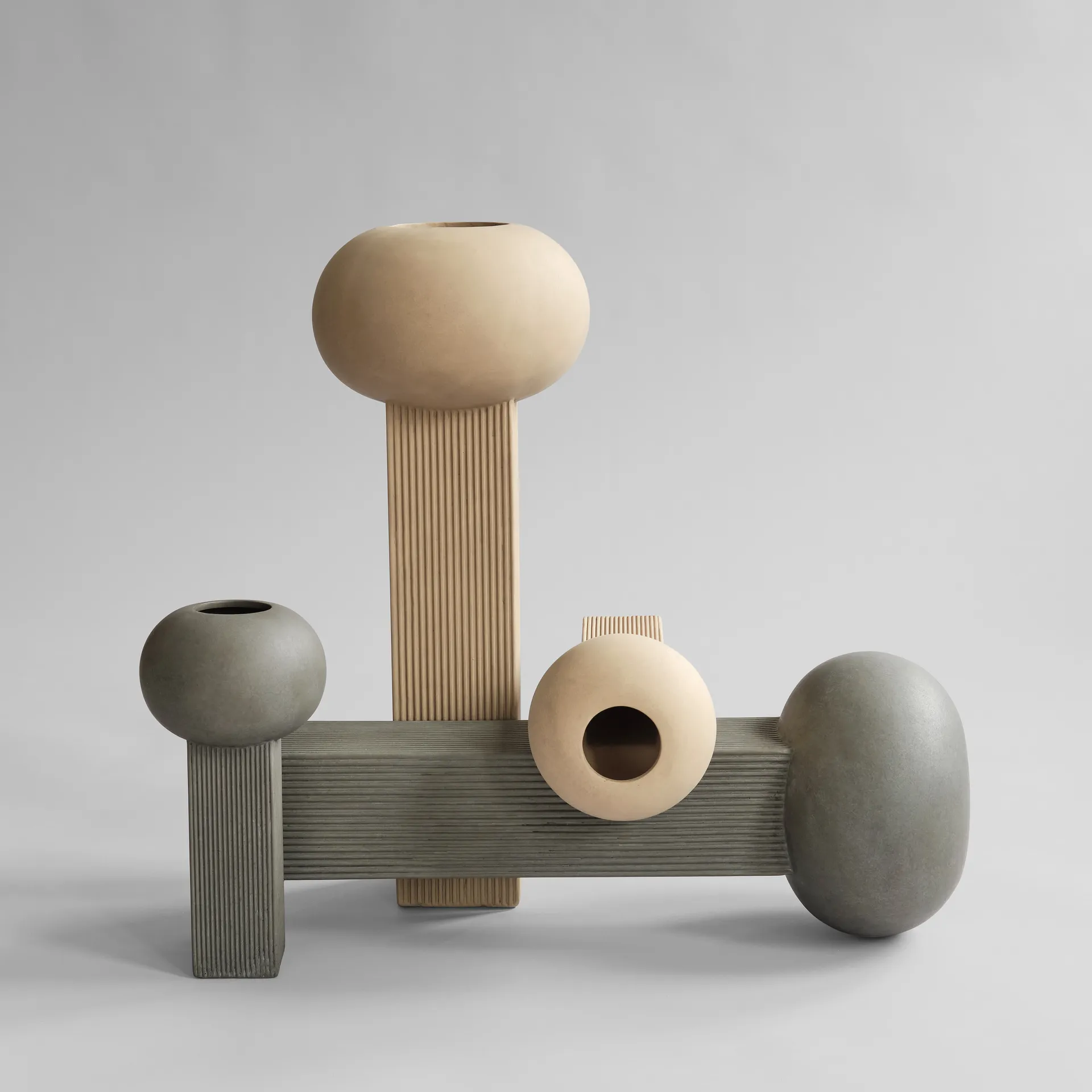 Empire βάζο Ø24 cm, Sand 101 Copenhagen