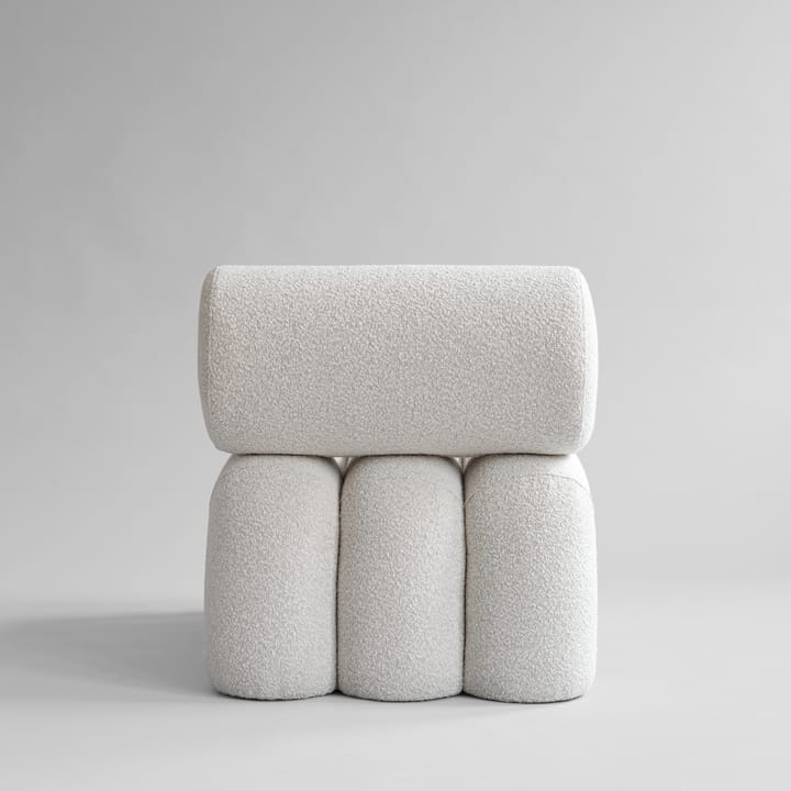 Foku Chair πολυθρόνα lounge, Bouclé 101 Copenhagen