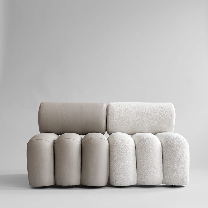 Foku Chair πολυθρόνα lounge, Bouclé 101 Copenhagen