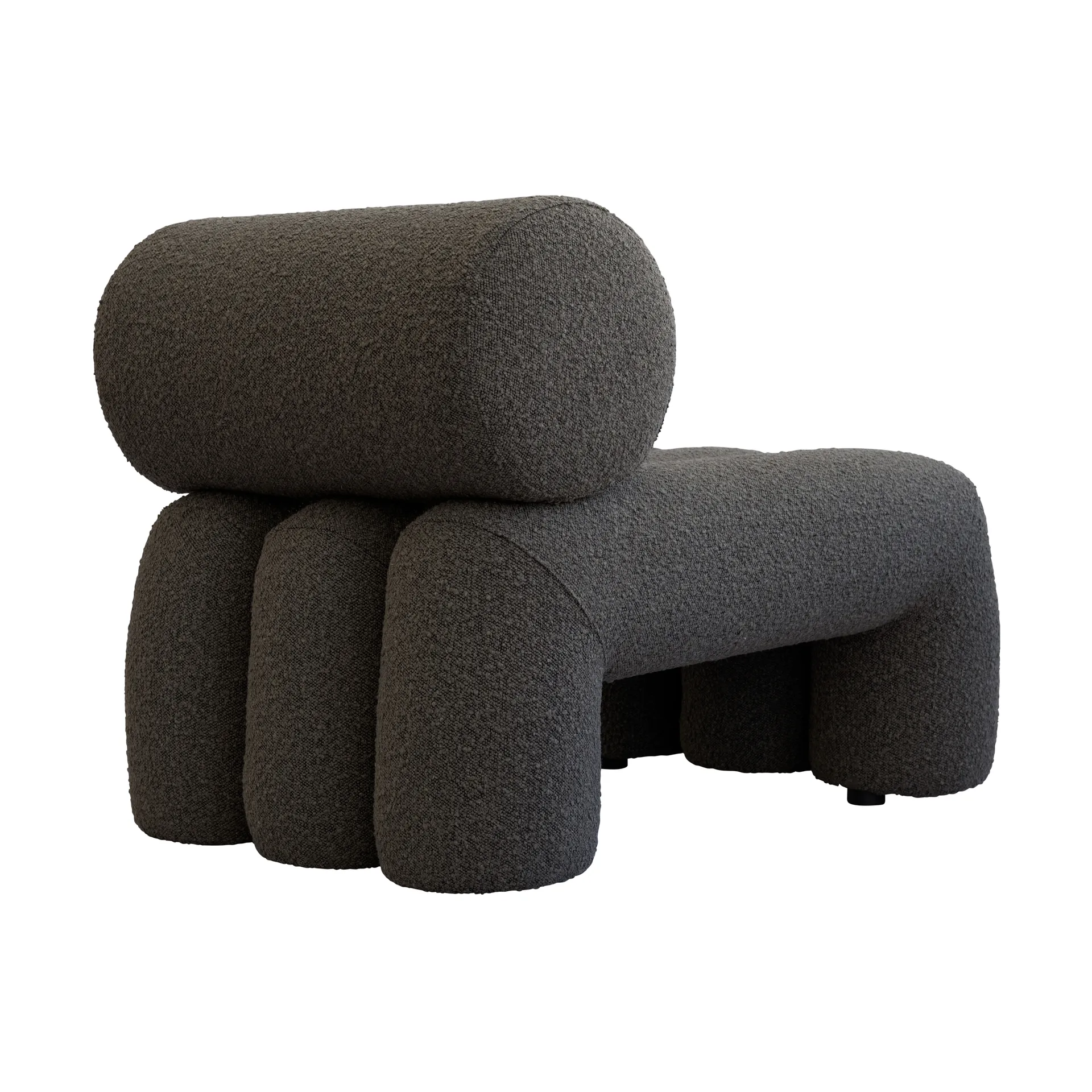 Foku Chair πολυθρόνα lounge, Deep taupe 101 Copenhagen