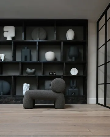 Foku Chair πολυθρόνα lounge - Deep taupe - 101 Copenhagen