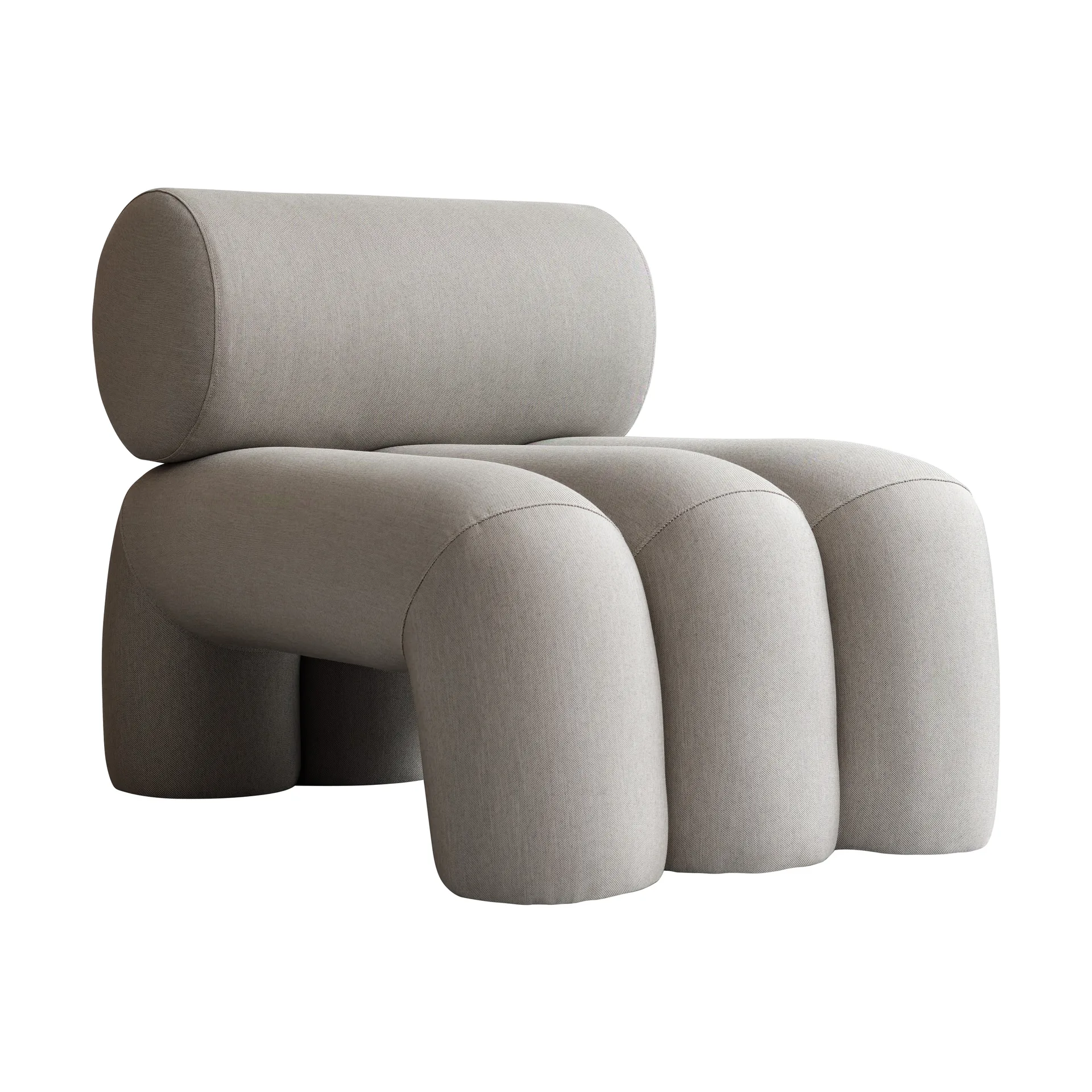 Foku Chair πολυθρόνα lounge, Taupe 101 Copenhagen