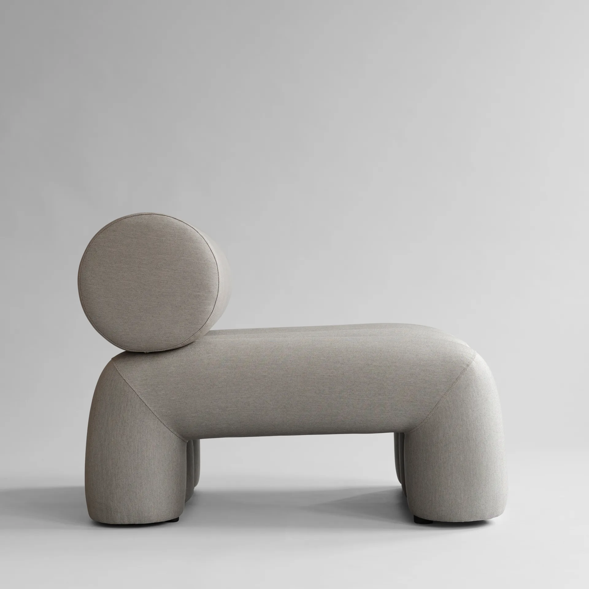 Foku Chair πολυθρόνα lounge, Taupe 101 Copenhagen