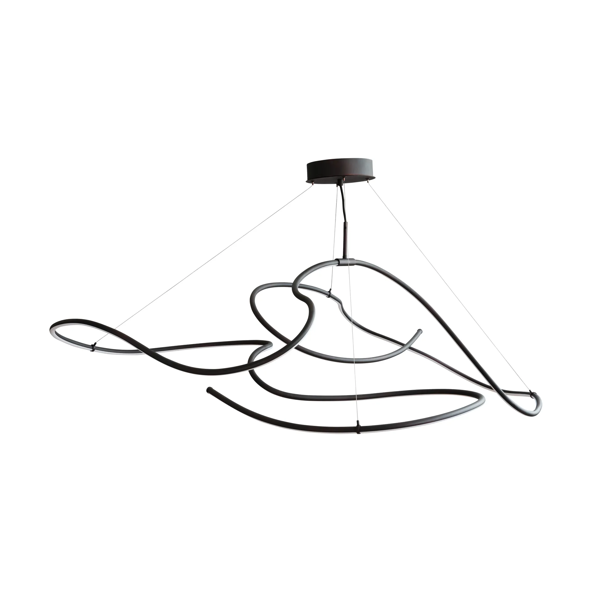 Ghost Chandelier big φωτιστικό οροφής, Burned black 101 Copenhagen