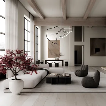 Ghost Chandelier big φωτιστικό οροφής - Burned black - 101 Copenhagen