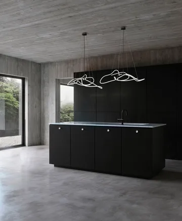 Ghost Chandelier mini φωτιστικό οροφής - Καμένο μαύρο - 101 Copenhagen