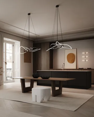 Ghost Chandelier mini φωτιστικό οροφής - Καμένο μαύρο - 101 Copenhagen