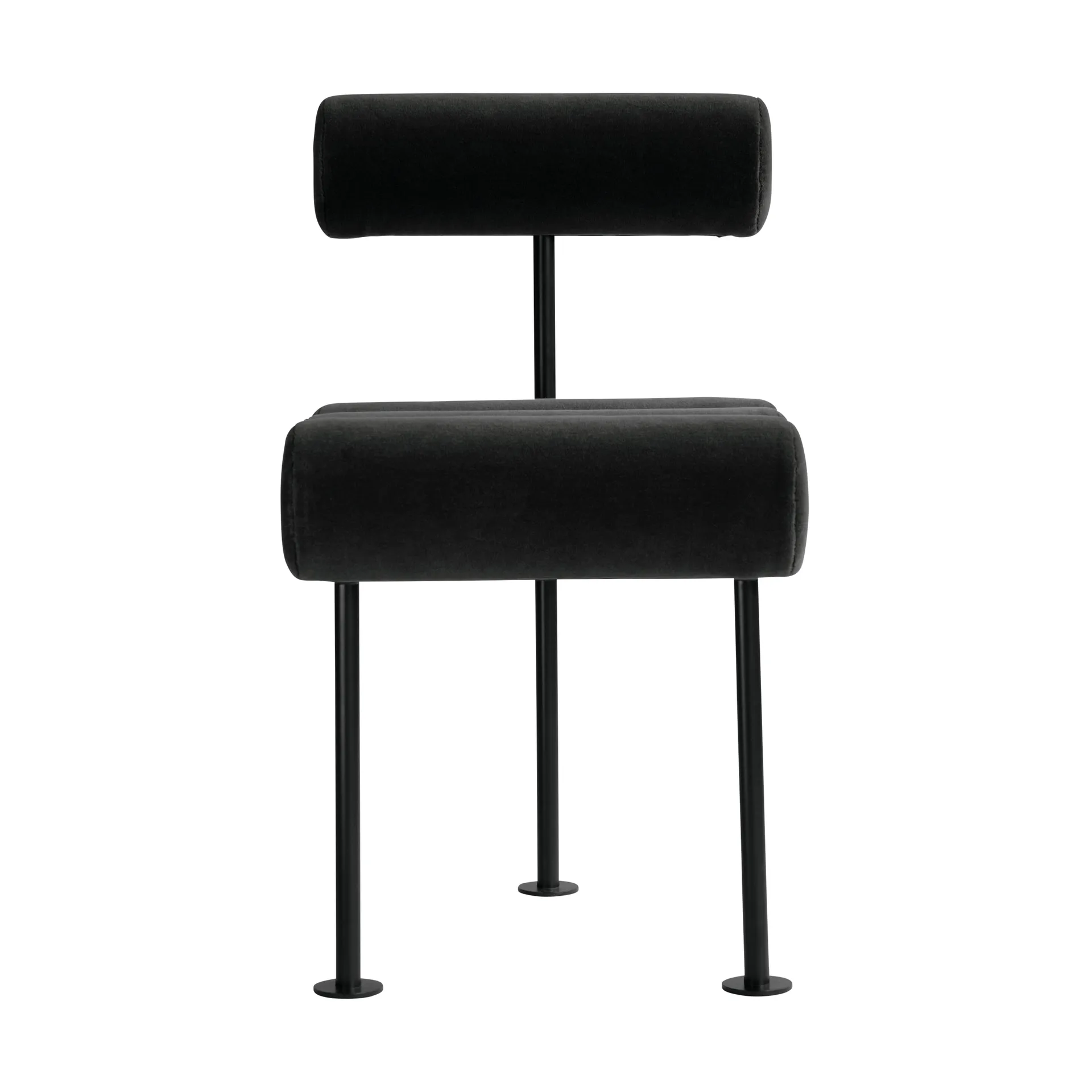 Hiro καρέκλα τραπεζαρίας, Black frame-peat 101 Copenhagen