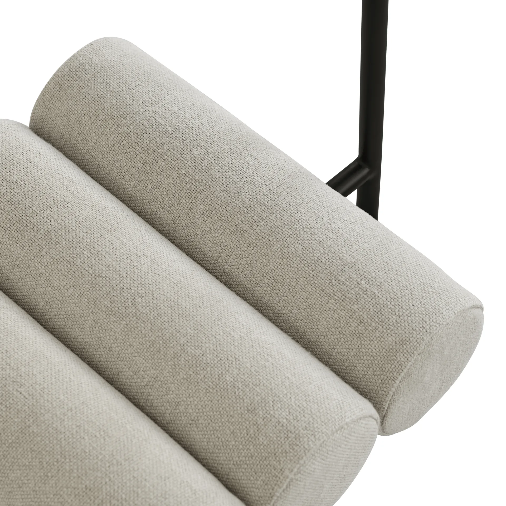 Hiro καρέκλα τραπεζαρίας, Black frame-Sand 101 Copenhagen