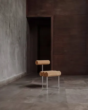 Hiro καρέκλα τραπεζαρίας - Stainless steel-desert - 101 Copenhagen