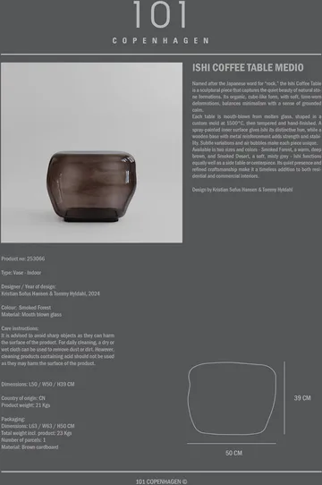 Ishi τραπεζάκι σαλονιού medio - Smoked forest - 101 Copenhagen