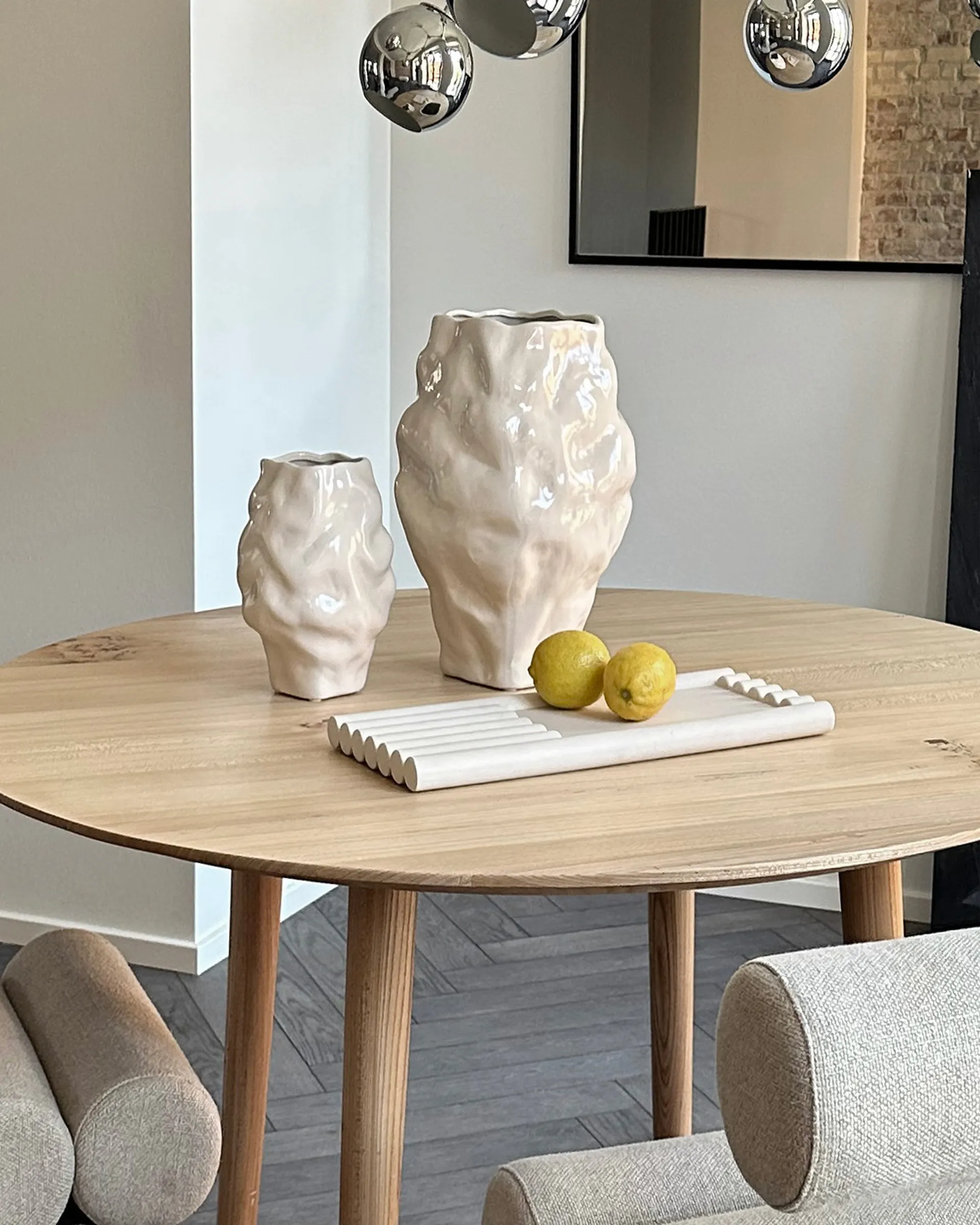 Katachi βάζο μίνι, High glaze birch 101 Copenhagen