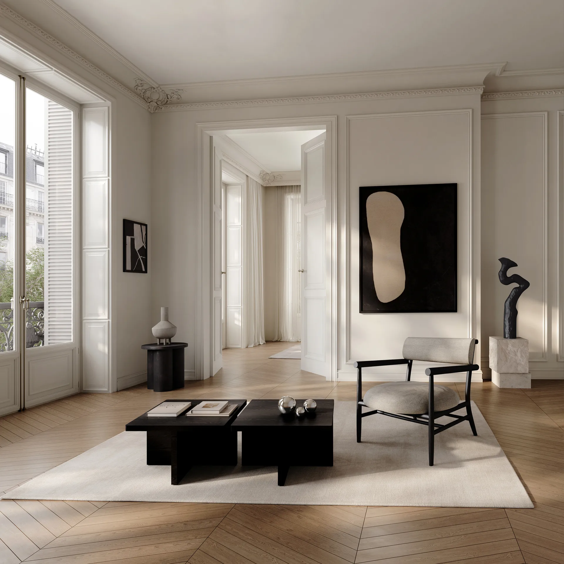 Καρέκλα lounge Nama, Sand 101 Copenhagen