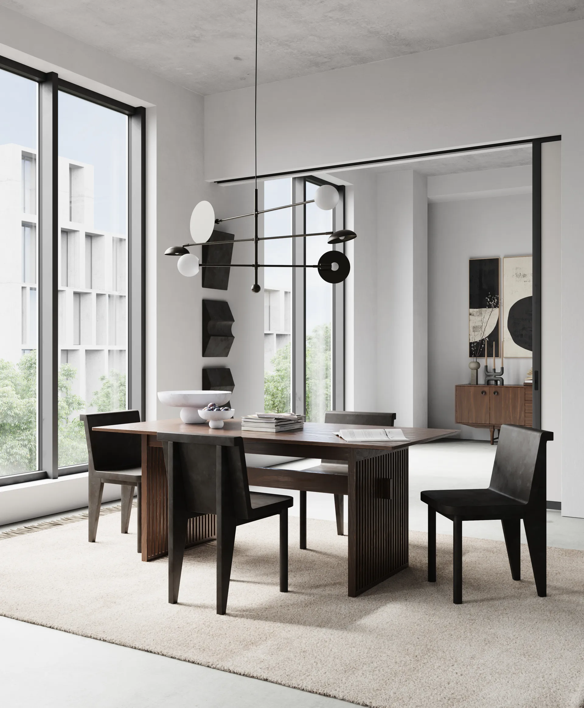 Πολυέλαιος Sahn 58x125 εκατοστά, Χάλκινο 101 Copenhagen