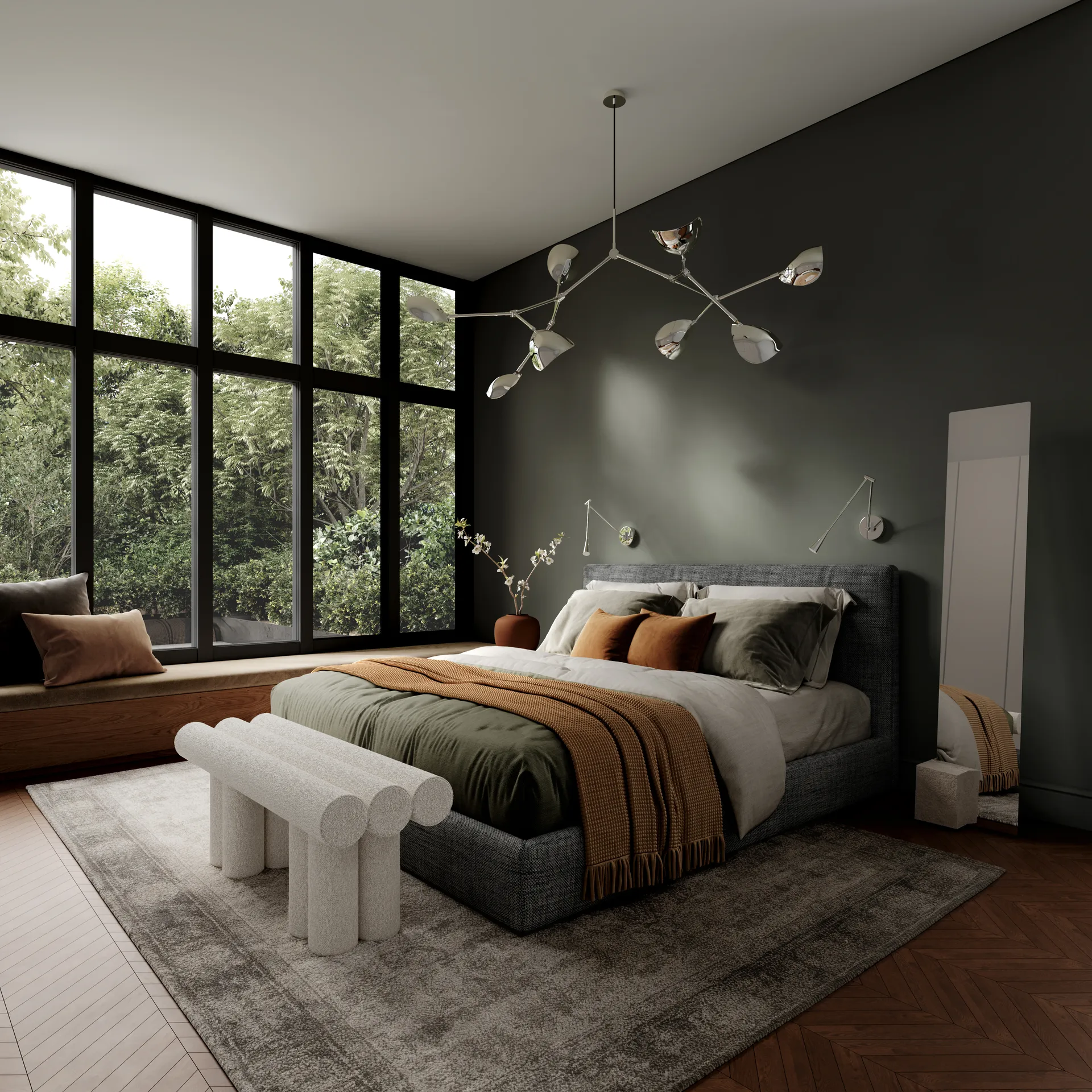 Snake επιτοίχιο φωτιστικό, Chrome 101 Copenhagen