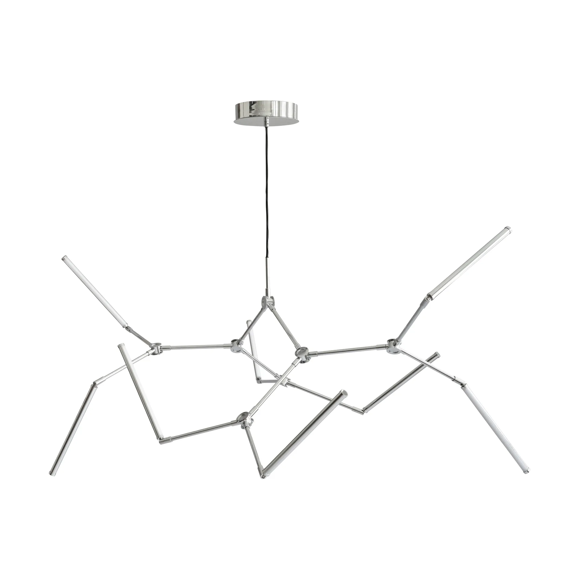 Stick chandelier πολυέλαιος, Chrome 101 Copenhagen