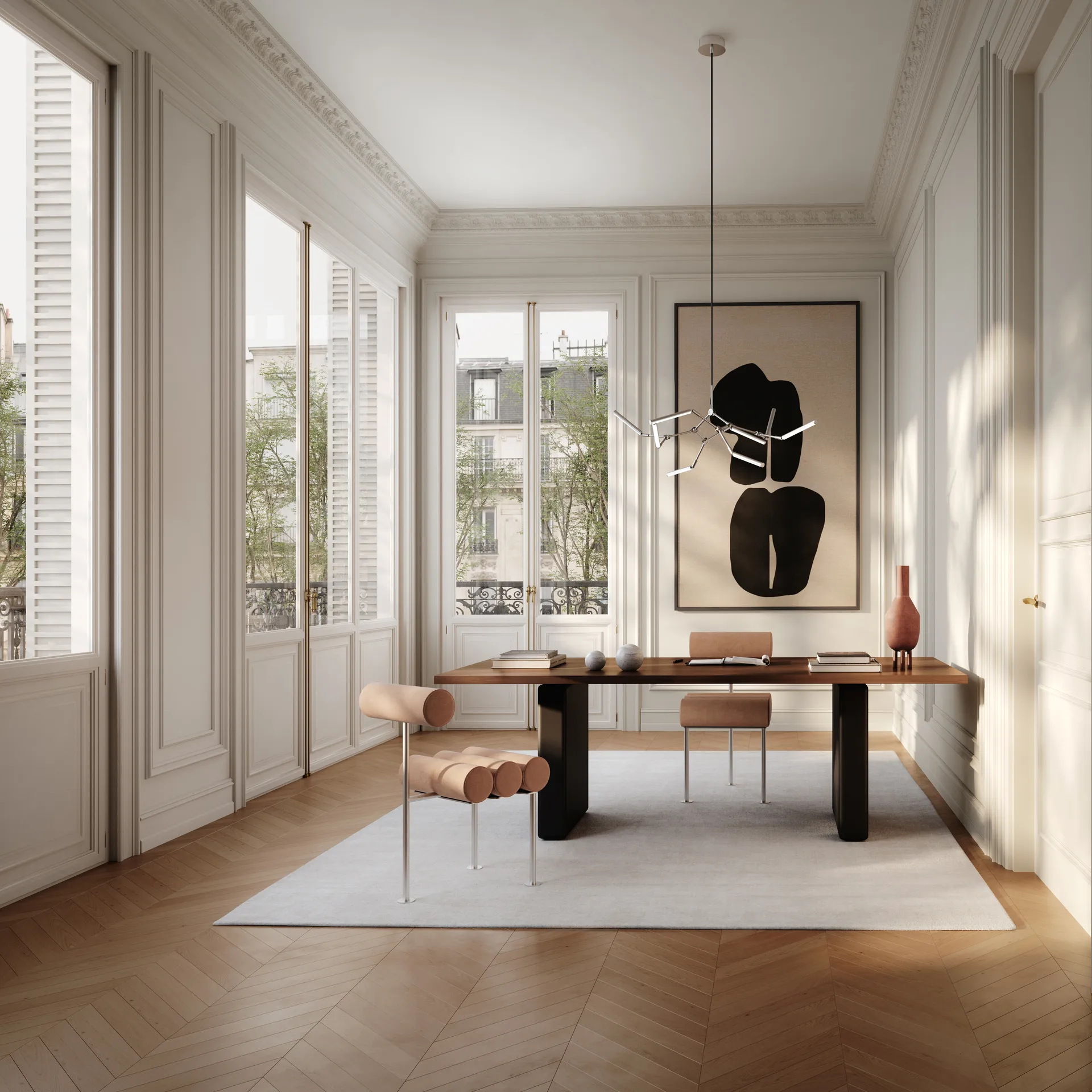 Κρεμαστό φωτιστικό οροφής Stick mini, Chrome 101 Copenhagen