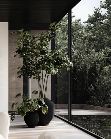 Sunao βάζο medio 30 εκ. - Black - 101 Copenhagen