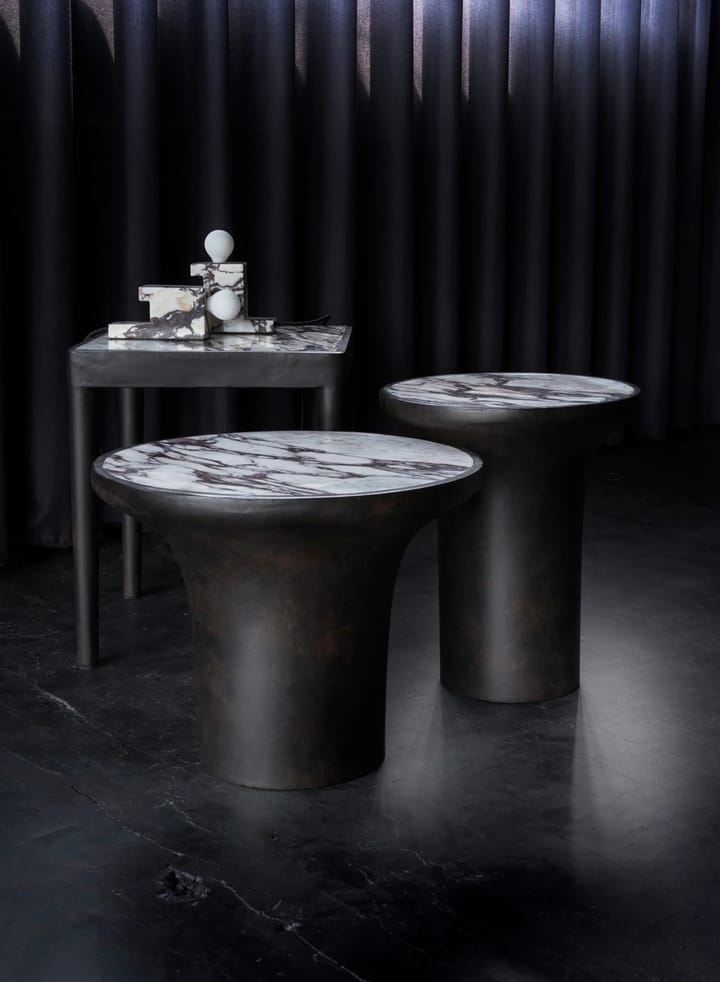 Tairu τραπέζι 38x38 εκ, Calacatta 101 Copenhagen