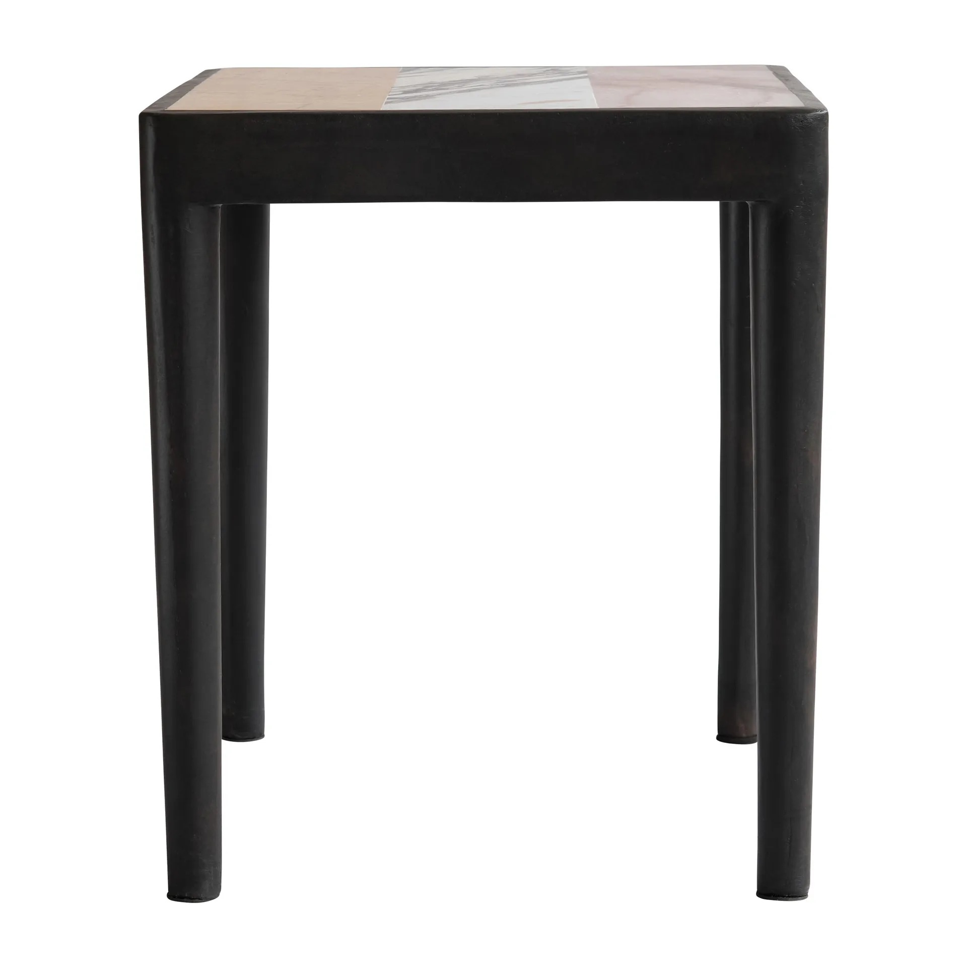 Tairu τραπέζι 38x38 εκ striped, Peach-Calacatta-Yellow 101 Copenhagen