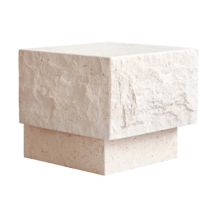 Temple βοηθητικό τραπεζάκι low 42x40 εκ., Chrome-limestone 101 Copenhagen