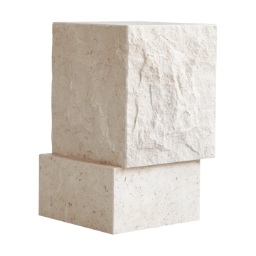Temple βοηθητικό τραπεζάκι tall 50x33 εκ. - Chrome-limestone - 101 Copenhagen