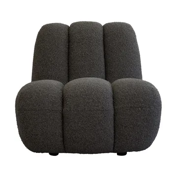 Καρέκλα σαλονιού Toe bouclé - Deep taupe - 101 Copenhagen