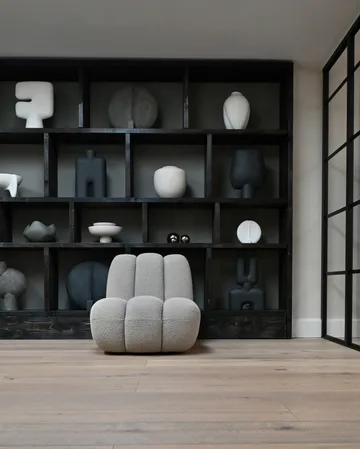 Καρέκλα σαλονιού Toe bouclé - Smoked sand - 101 Copenhagen