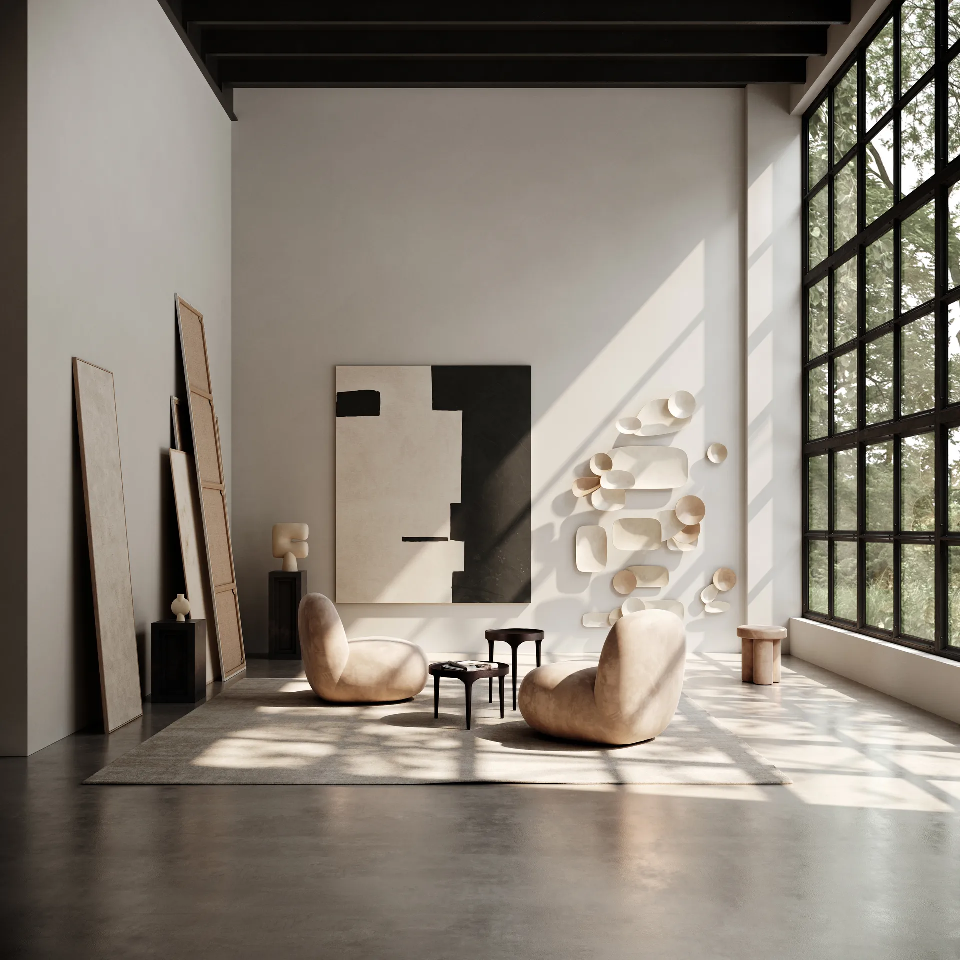 Πολυθρόνα Toe Chair Flat 92x75 cm, Nubuck 101 Copenhagen