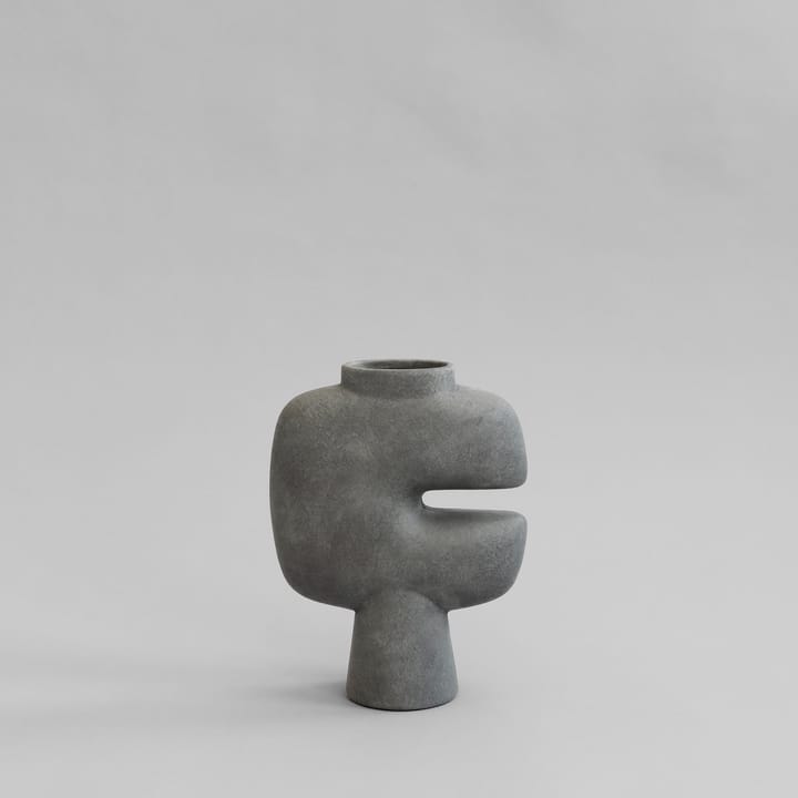 Tribal vase medio, Σκούρο γκρι 101 Copenhagen