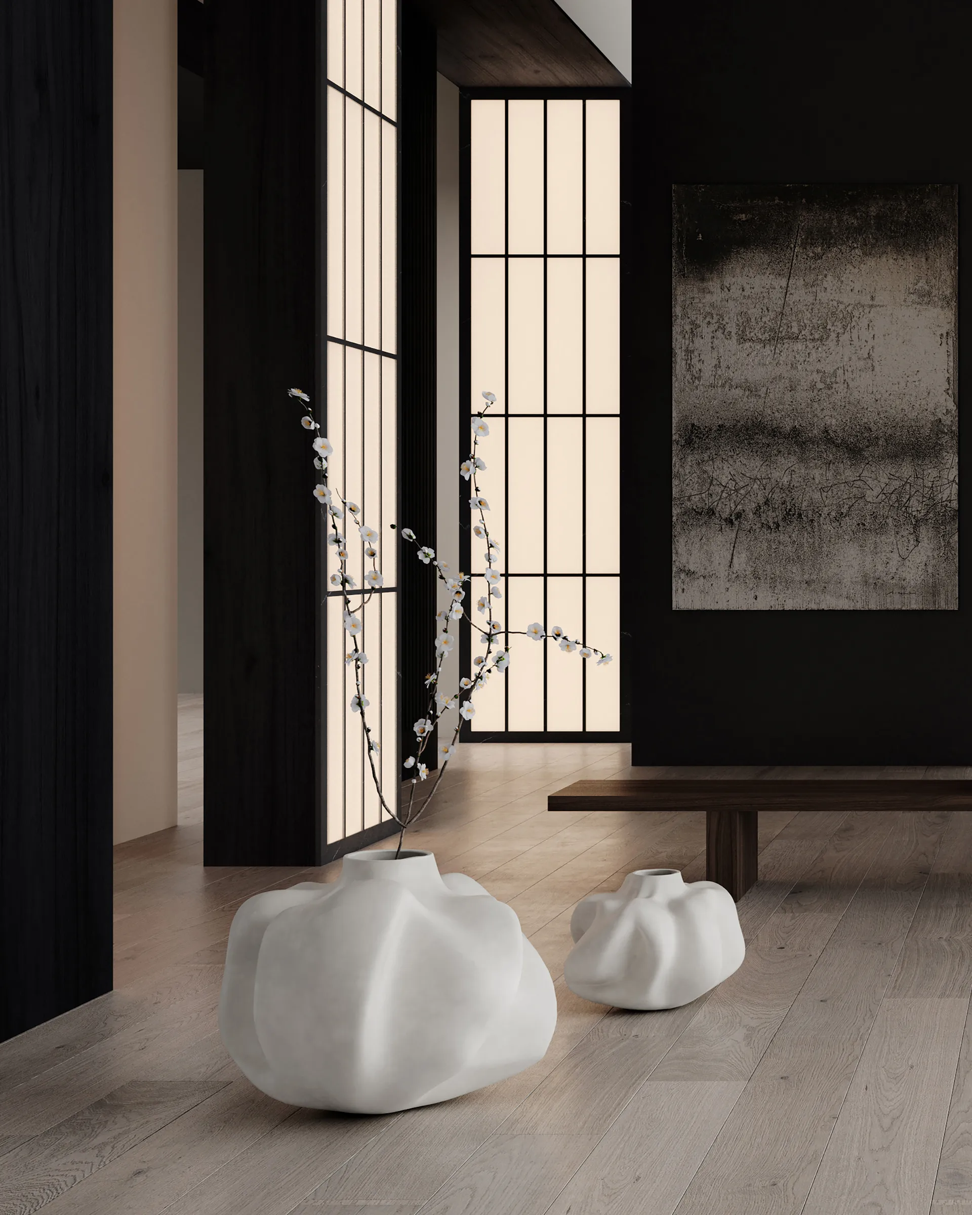 Wabi Big βάζο 48 εκ., Birch 101 Copenhagen