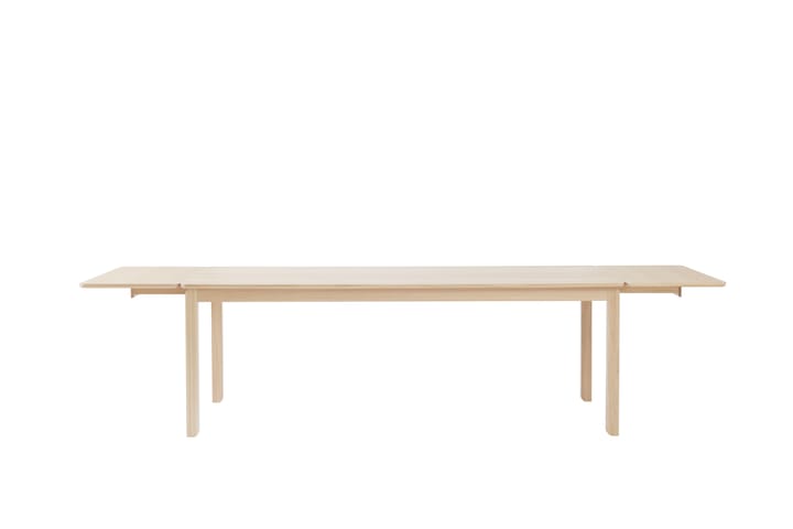 Τραπεζαρία Alfred 90x220 cm, Λευκό-χρωματισμένη βελανιδιά 1898